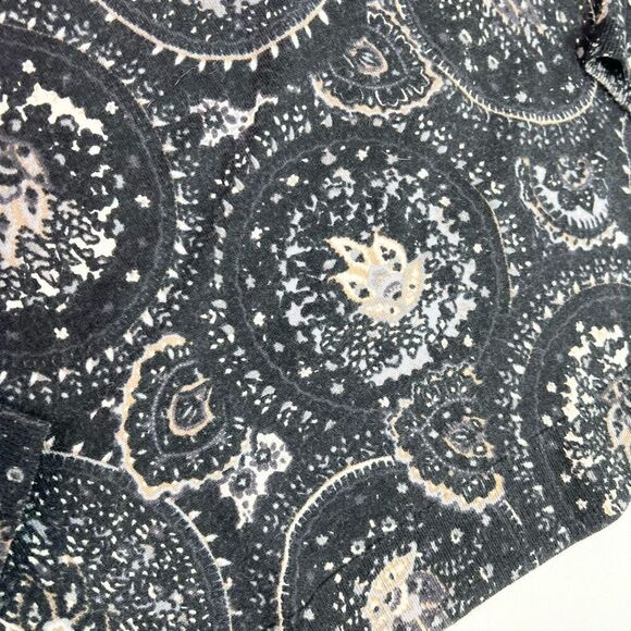 Talbots Merino Wool Sweater Womens MP Crew Floral Tribal Long Sleeve Pullover - Picture 2 of 9